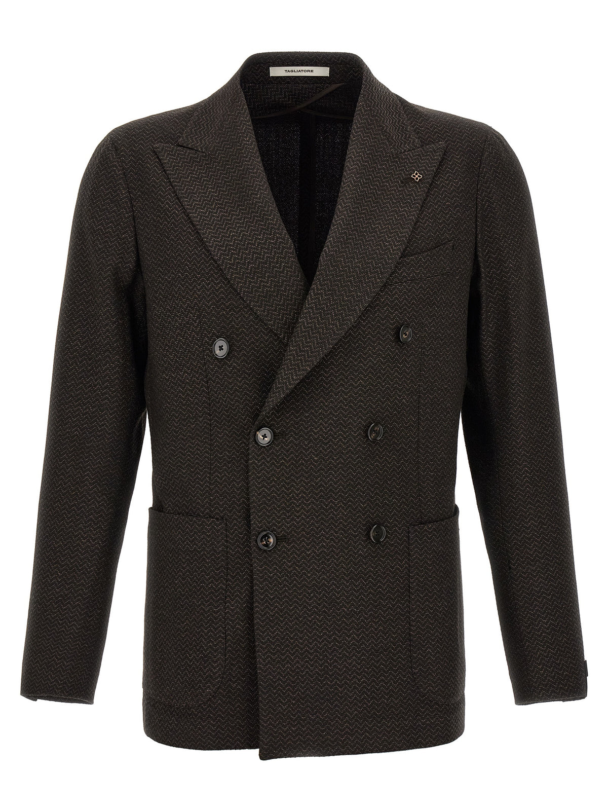 Brown Virgin Wool Blazer