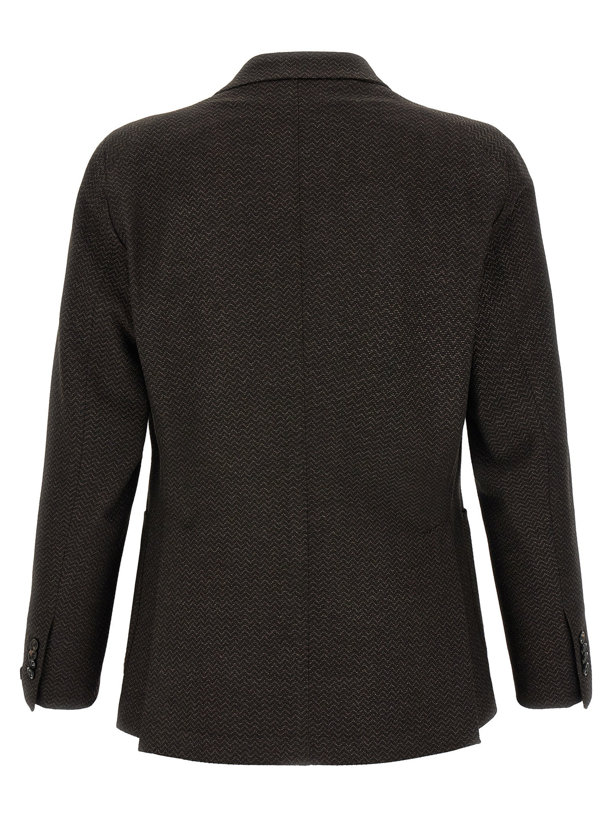 Brown Virgin Wool Blazer