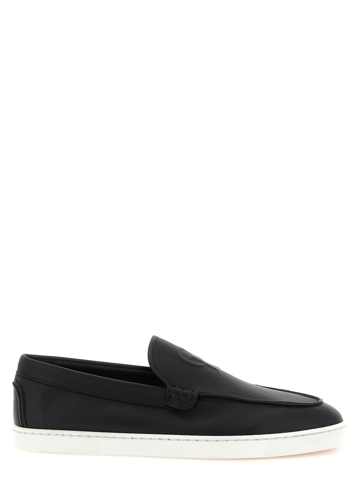 Black Calfskin Slip-On Loafers