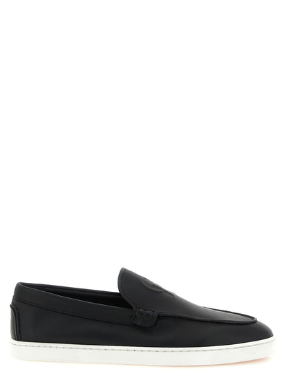 Black Calfskin Slip-On Loafers