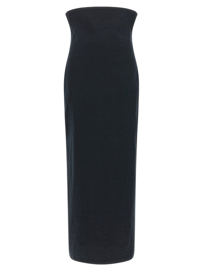 Black Paper Mini Skirt
