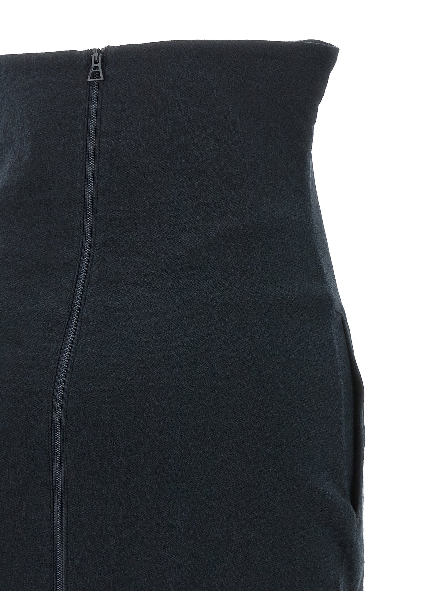 Black Paper Mini Skirt