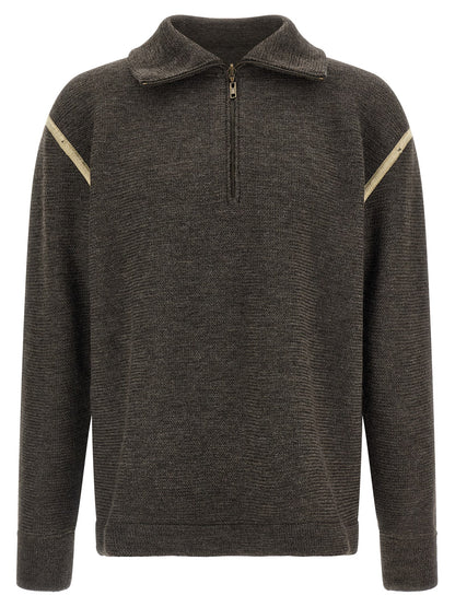 Gray Wool Cardigan