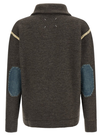 Gray Wool Cardigan