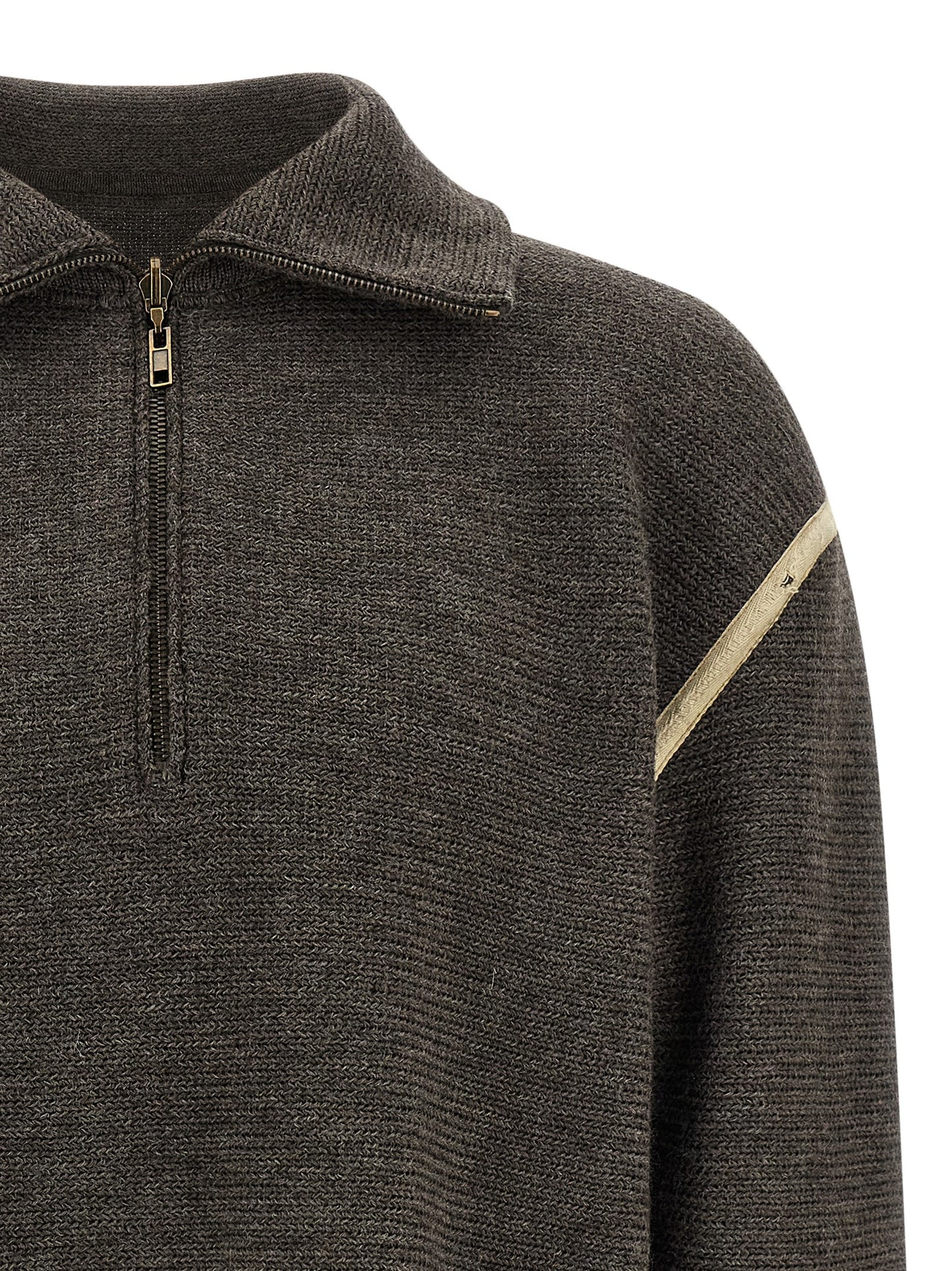 Gray Wool Cardigan