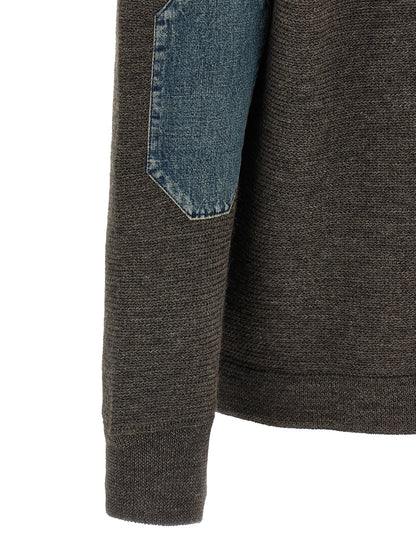 Gray Wool Cardigan