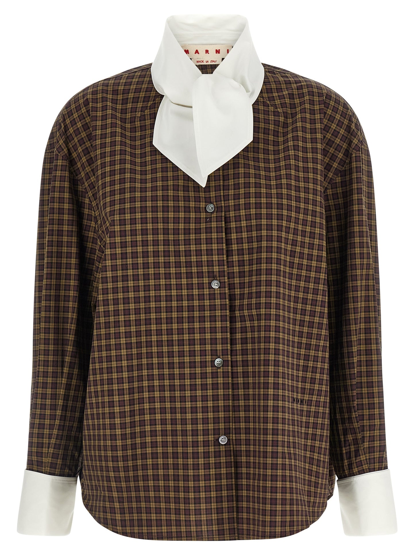 Brown Cotton Blouse