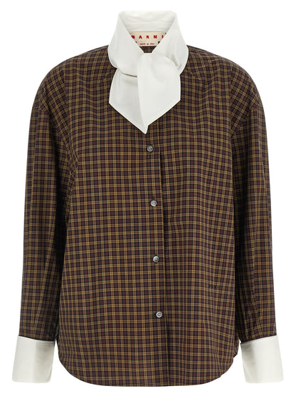 Brown Cotton Blouse