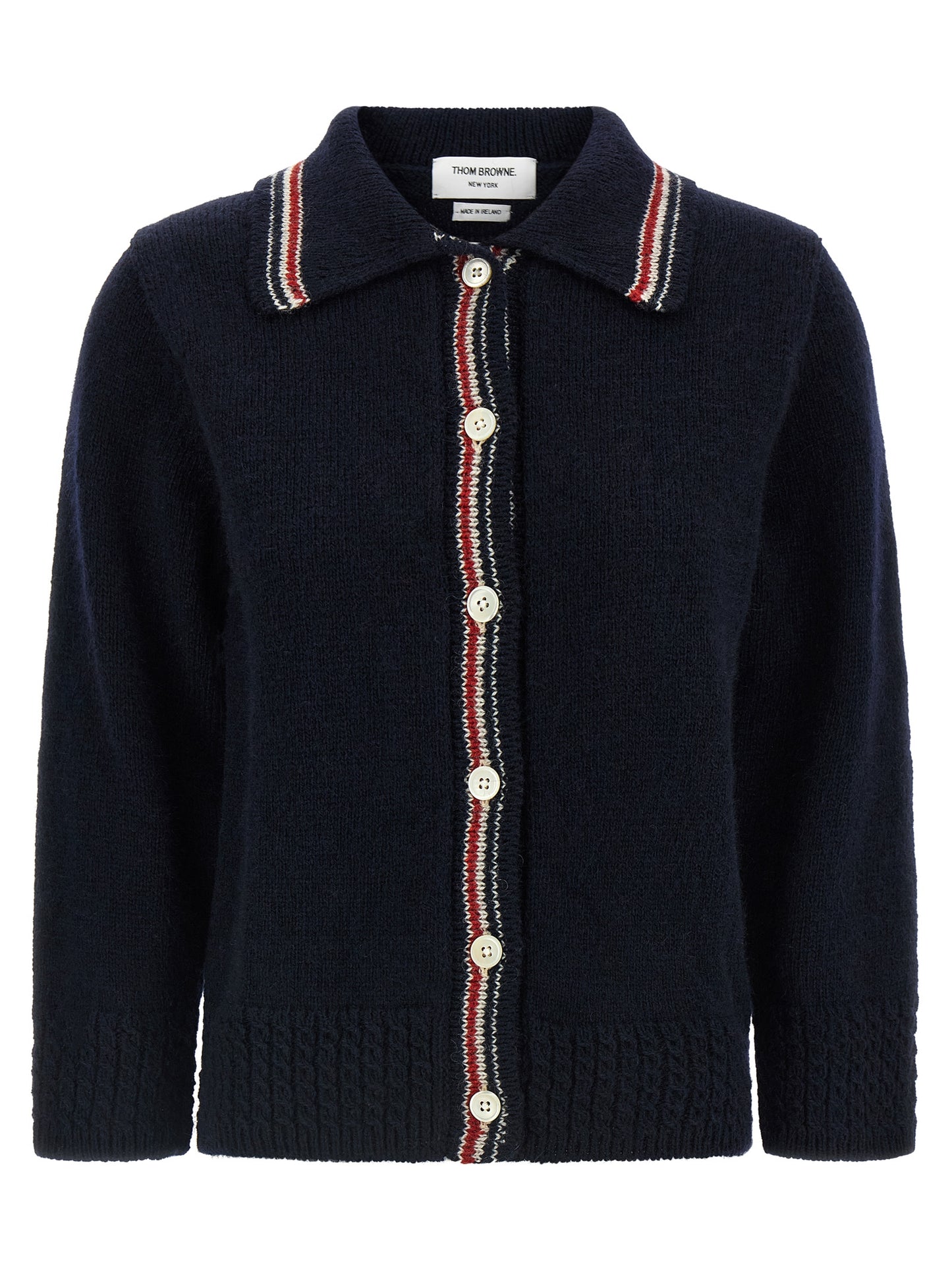 Blue Wool Cardigan