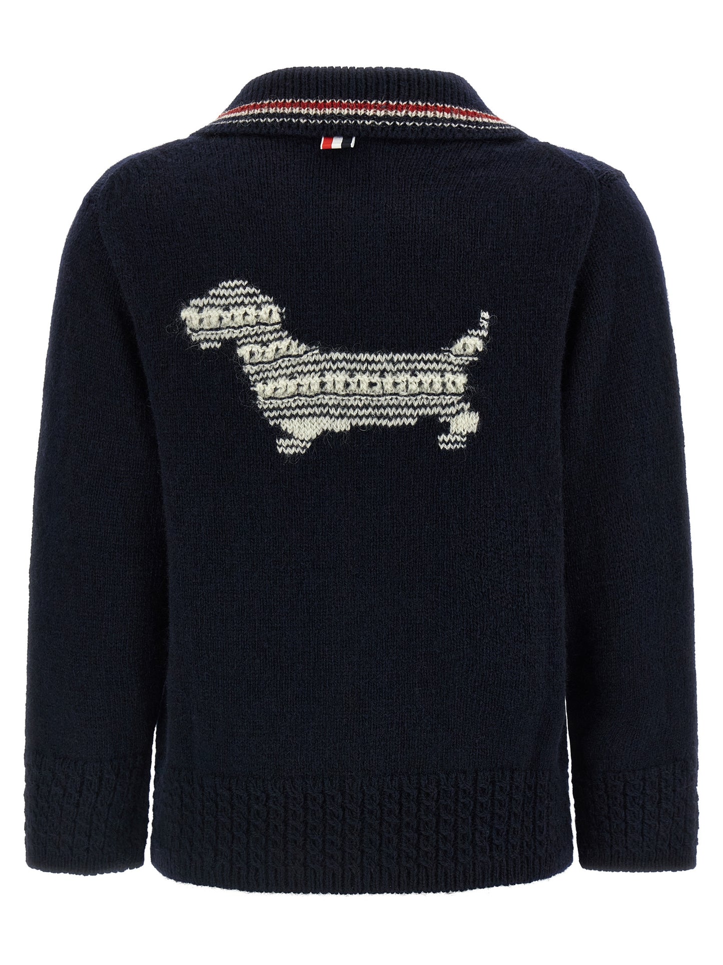 Blue Wool Cardigan