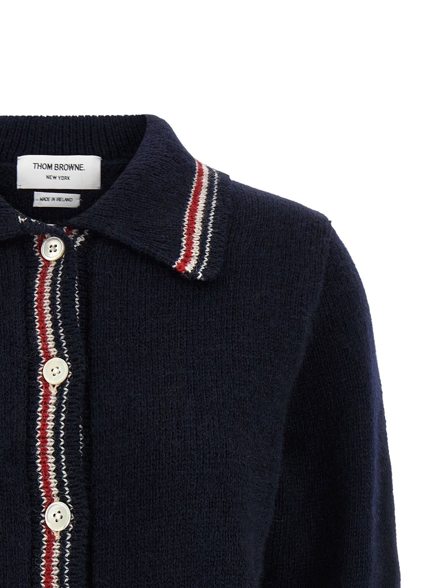 Blue Wool Cardigan