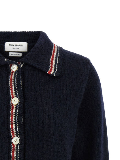 Blue Wool Cardigan