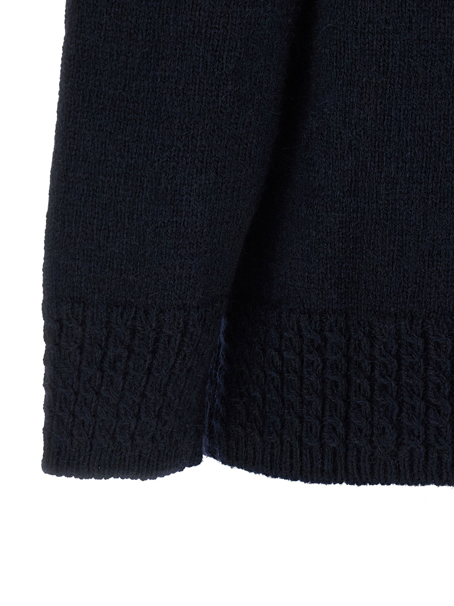 Blue Wool Cardigan