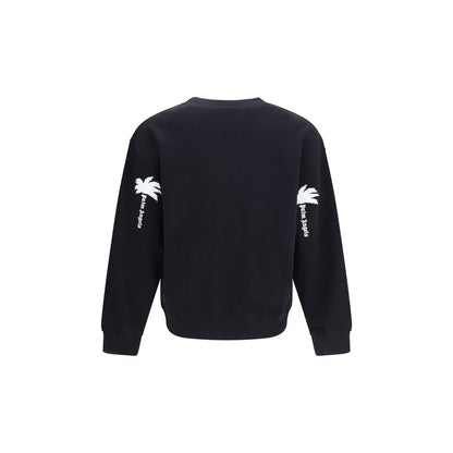 Black Cotton Sweatshirt