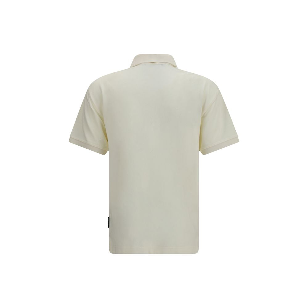 Beige Cotton Polo Shirt