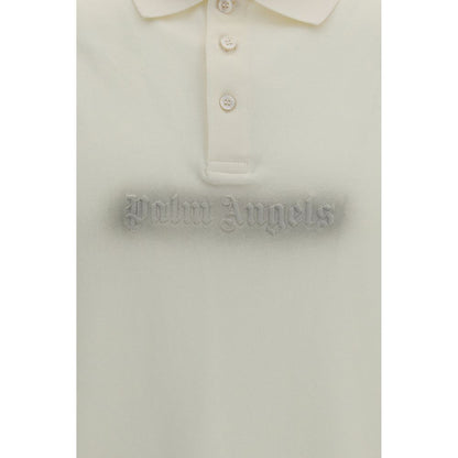 Beige Cotton Polo Shirt