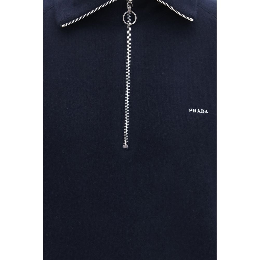 Blue Wool Oves Aries Polo Shirt