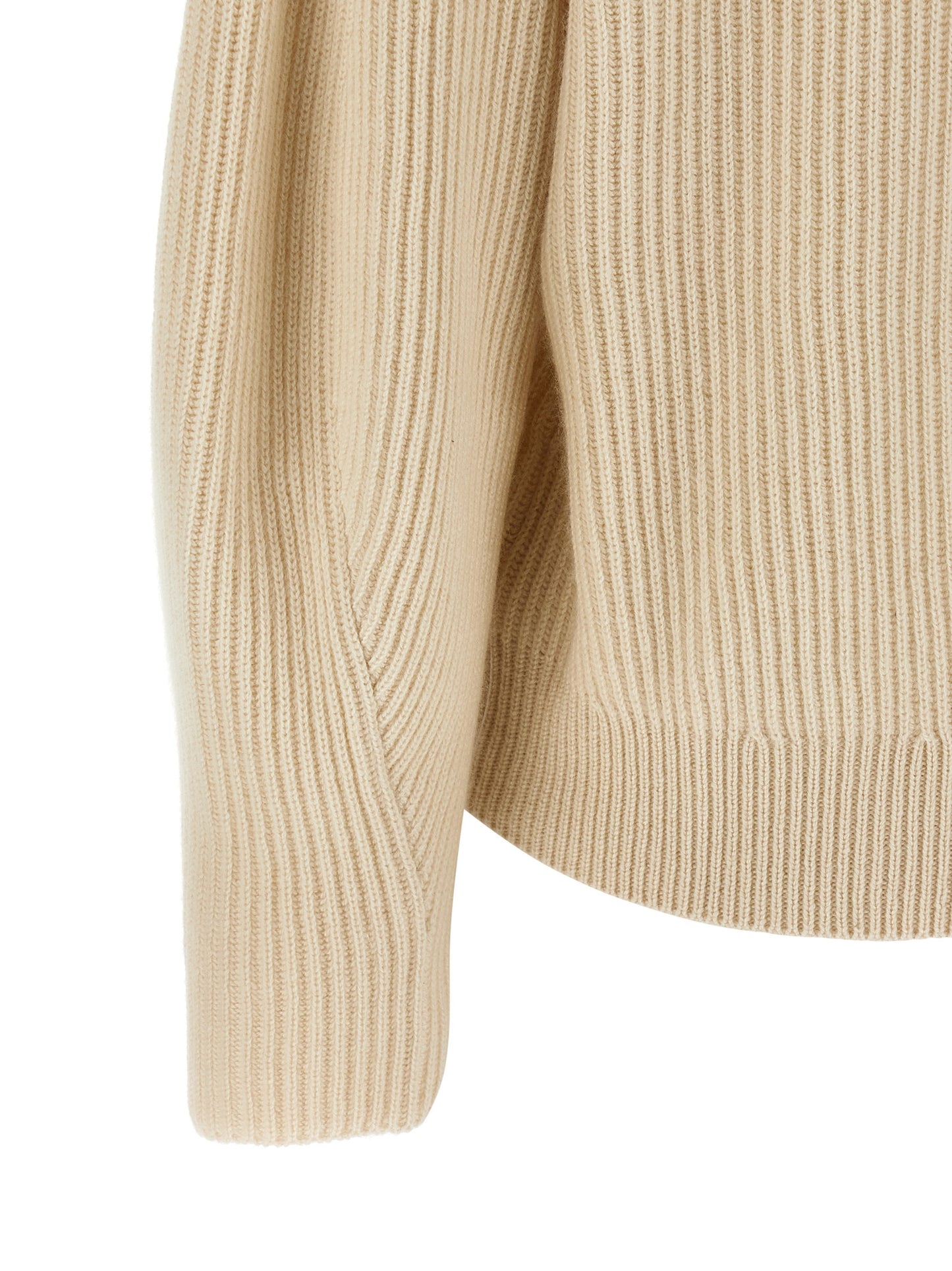 Beige Cashmere Cardigan