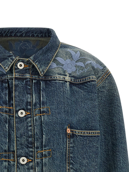 Blue Cotton Denim Jacket
