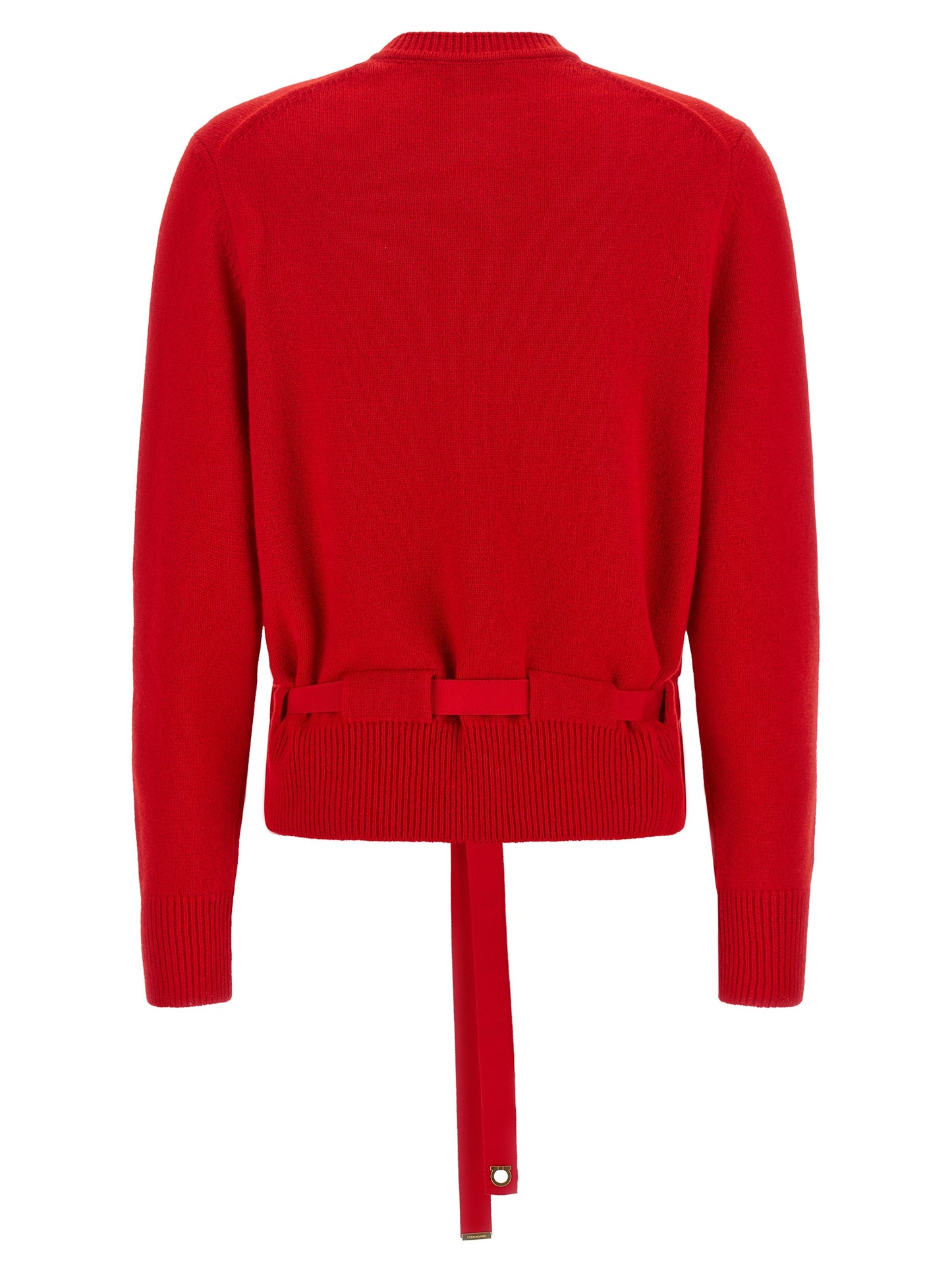 Red Cashmere Cardigan