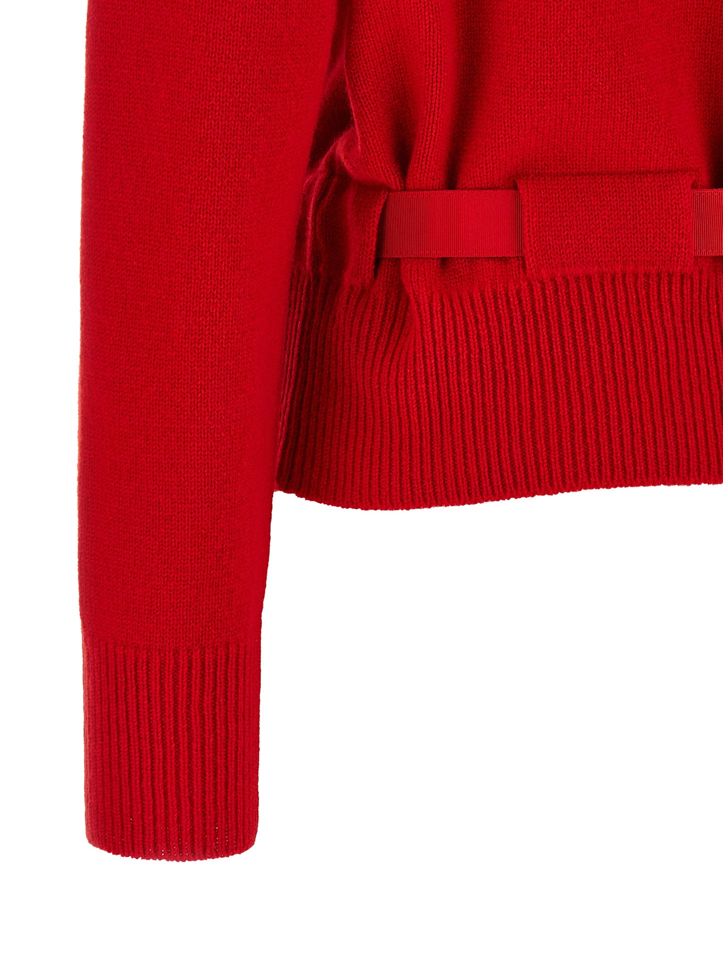 Red Cashmere Cardigan