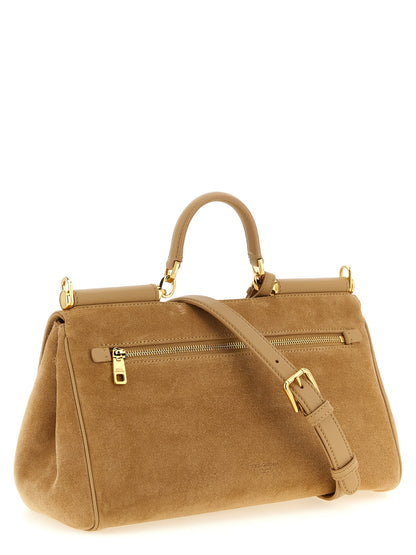 Beige Calfskin Handbag