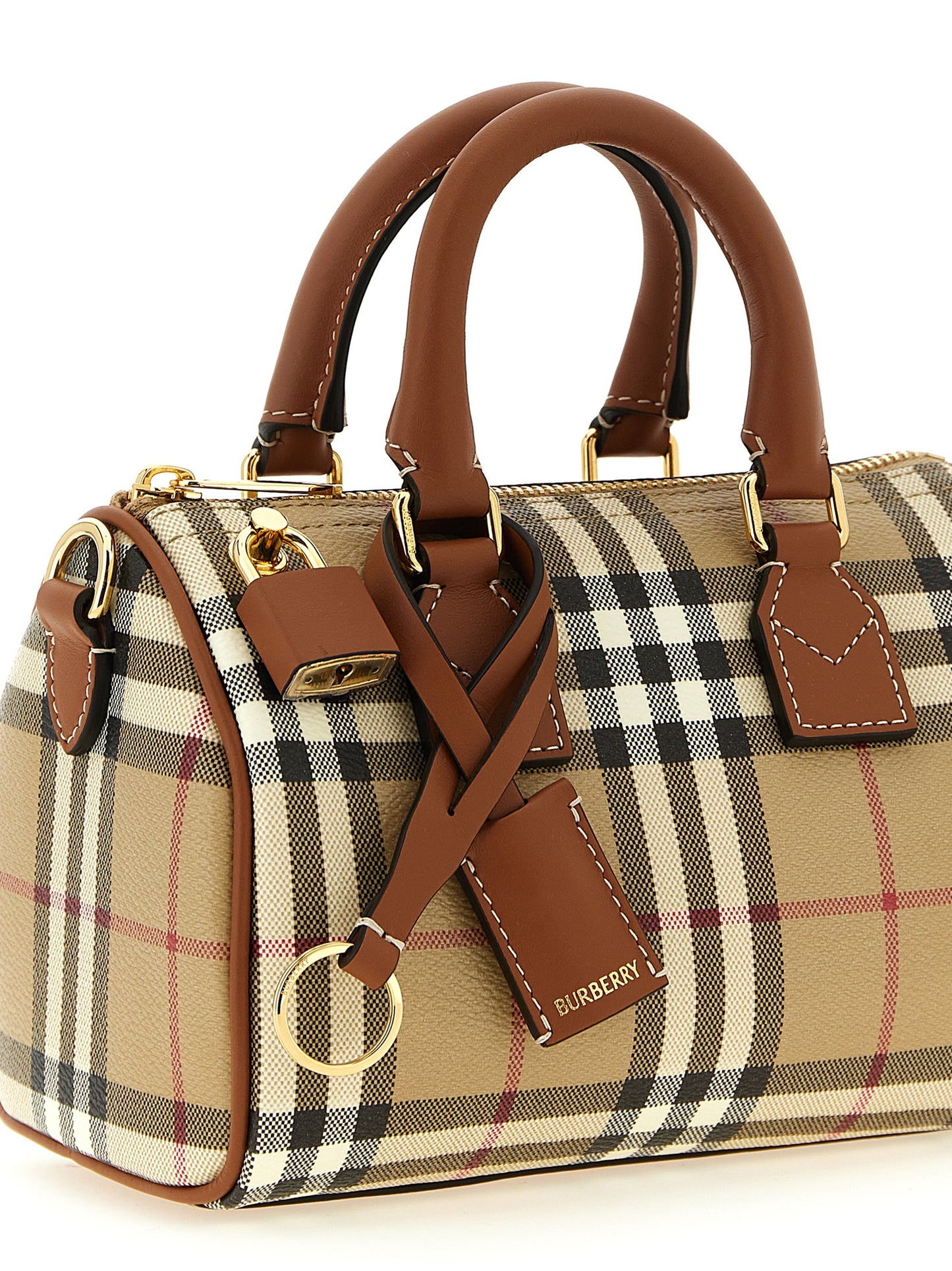 Beige Cotton Handbag