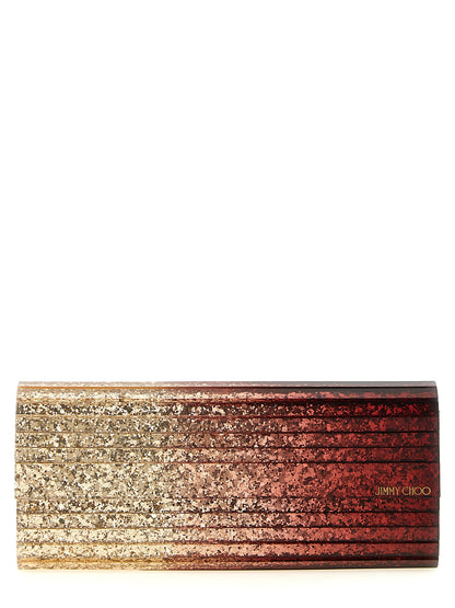Multicolor Viscose Clutch Bag