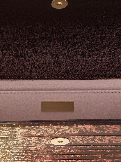 Multicolor Viscose Clutch Bag