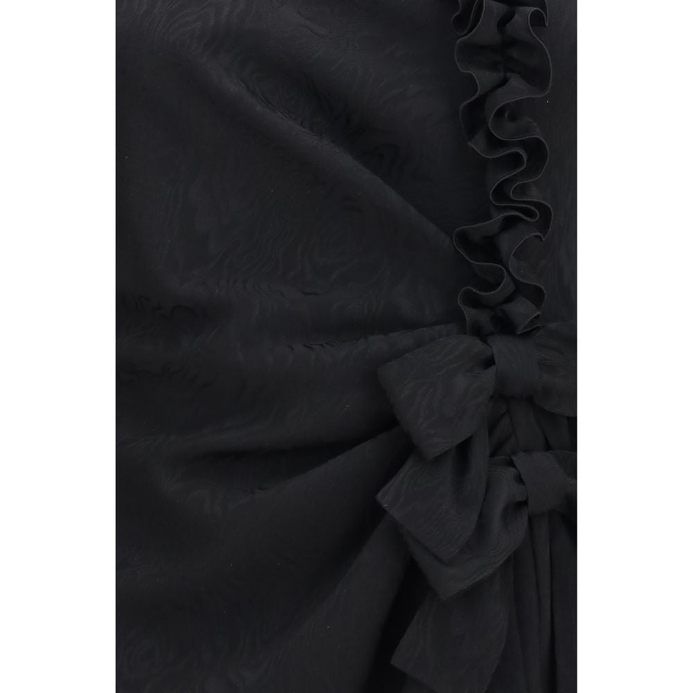 Black Silk Cocktail Dress