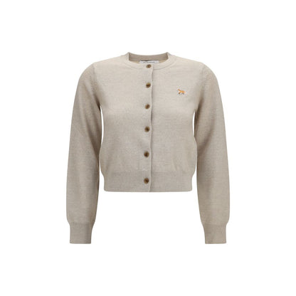 Beige Cotton Cardigan