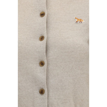 Beige Cotton Cardigan