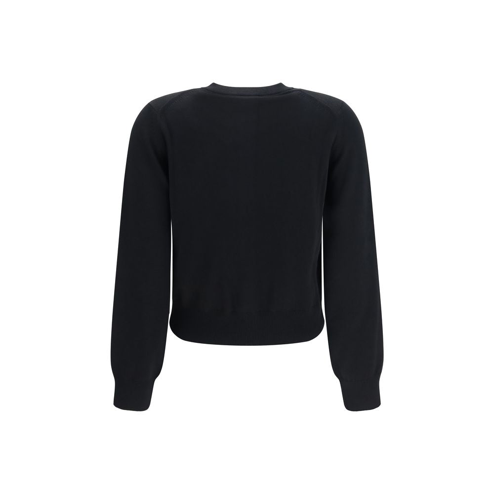 Black Cotton Cardigan