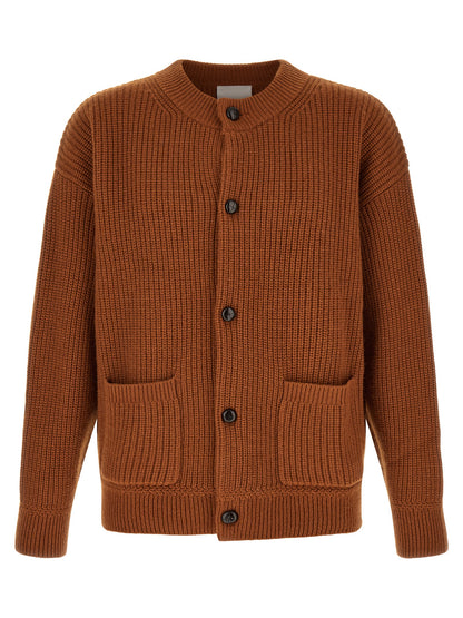 Brown Merino Wool Cardigan