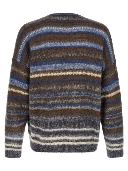 Blue Virgin Wool Cardigan