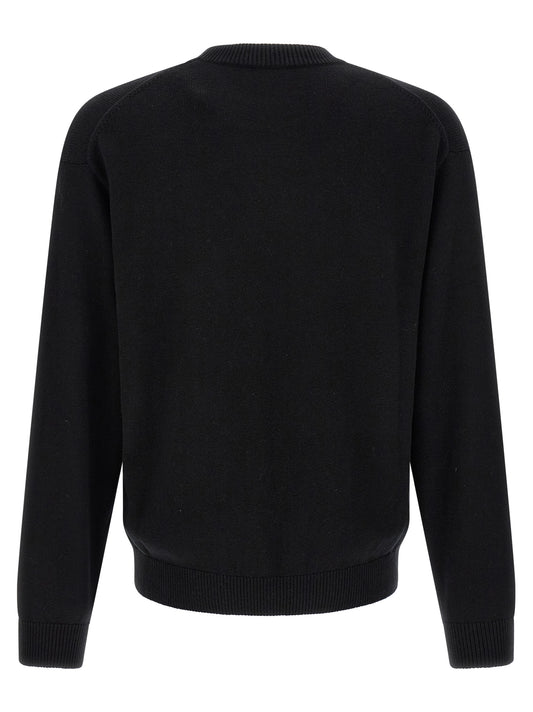 Black Cotton Sweatshirt