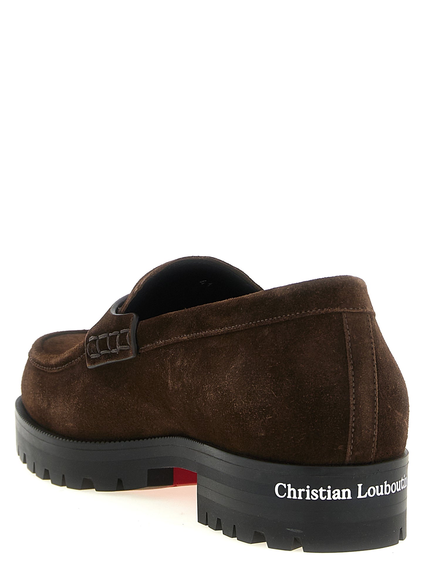 Brown Calfskin Slip-On Loafers