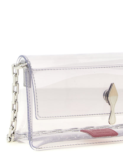 Silver Pvc Clutch Bag