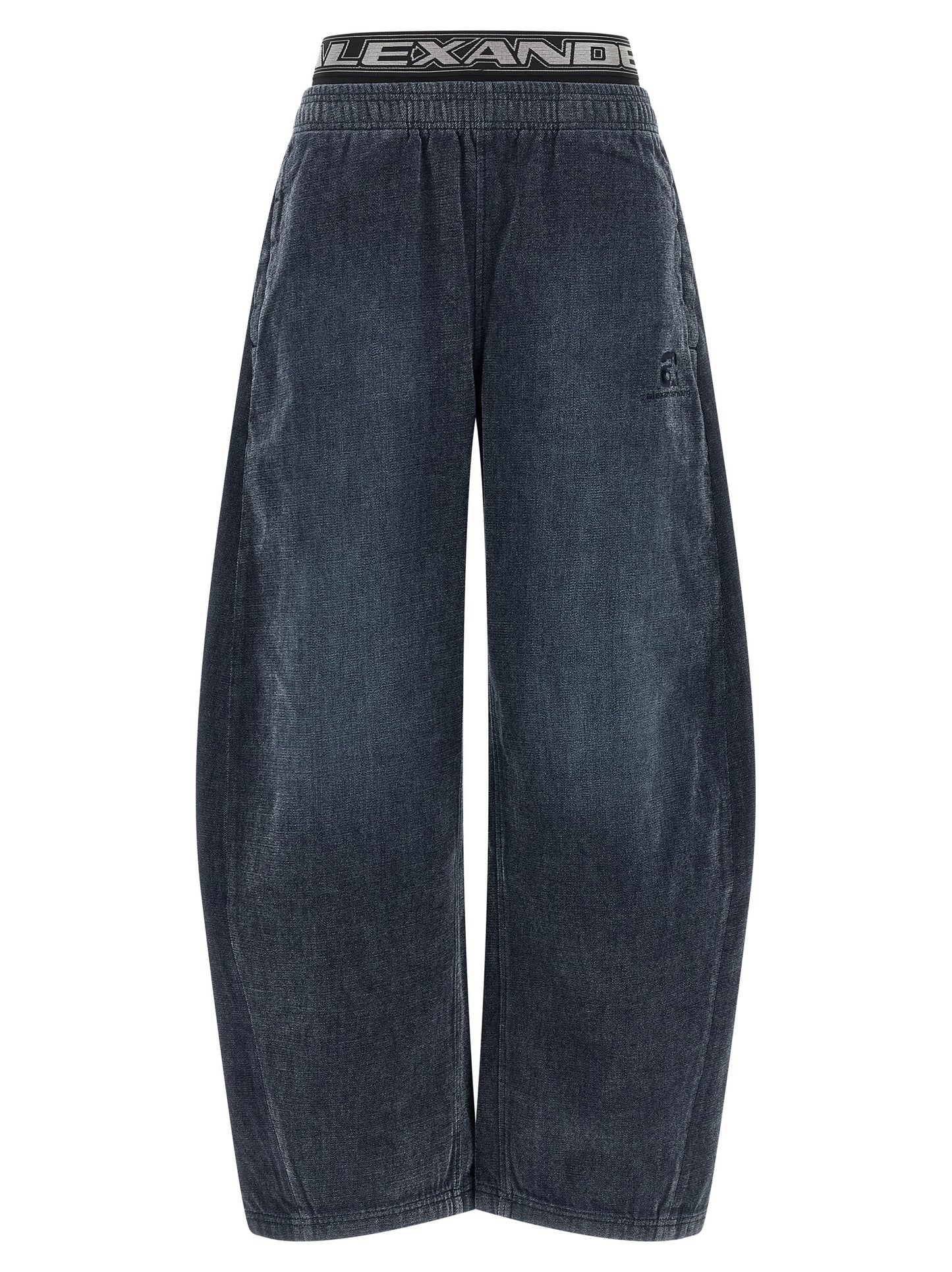 Black Cotton Casual Pants
