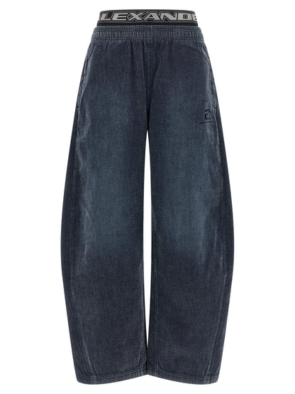 Black Cotton Casual Pants