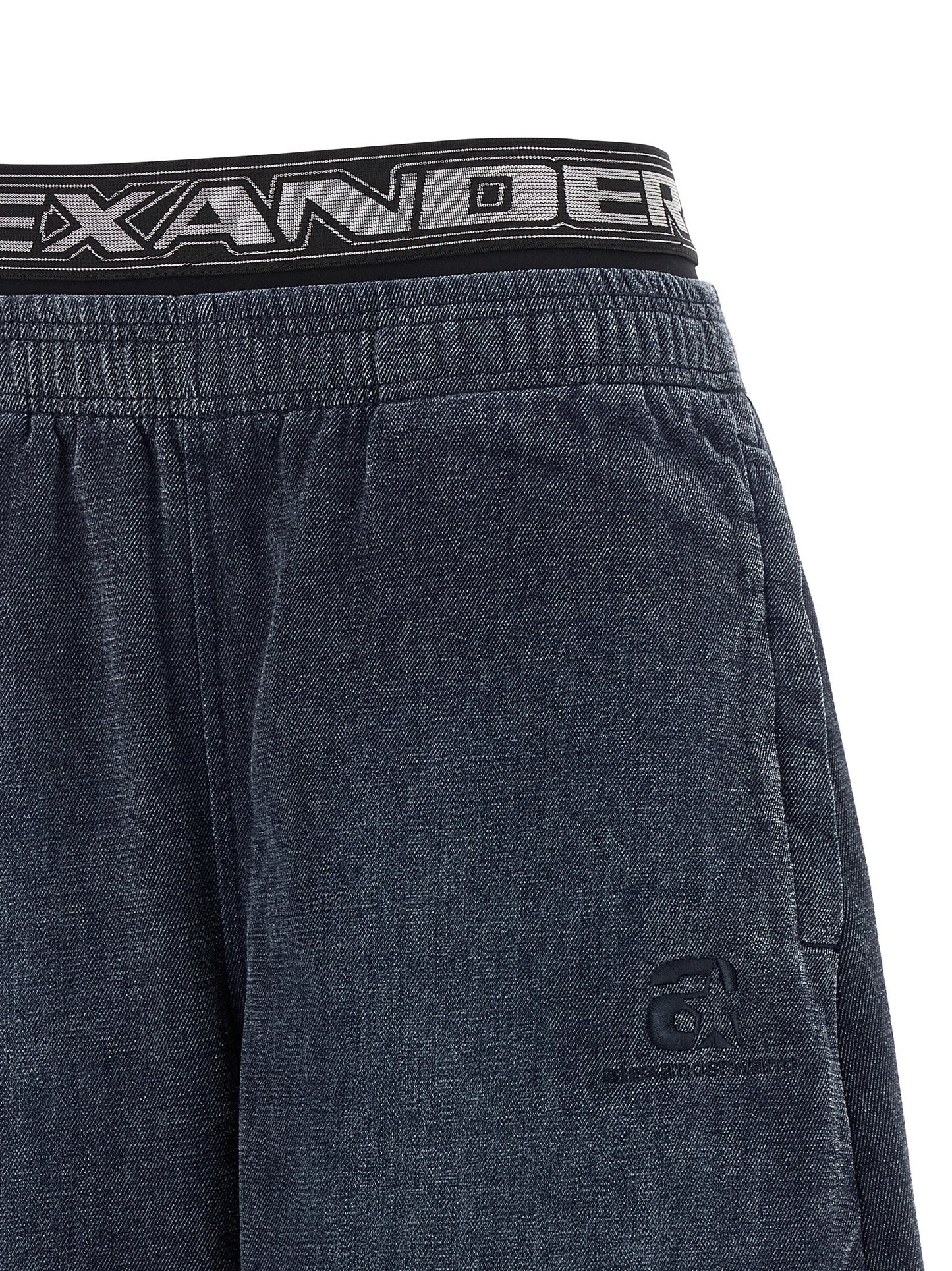 Black Cotton Casual Pants