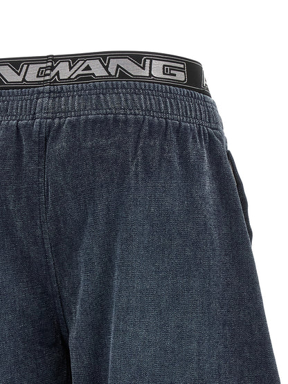 Black Cotton Casual Pants