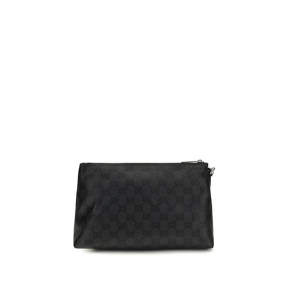 Black Fabric Shoulder Bag