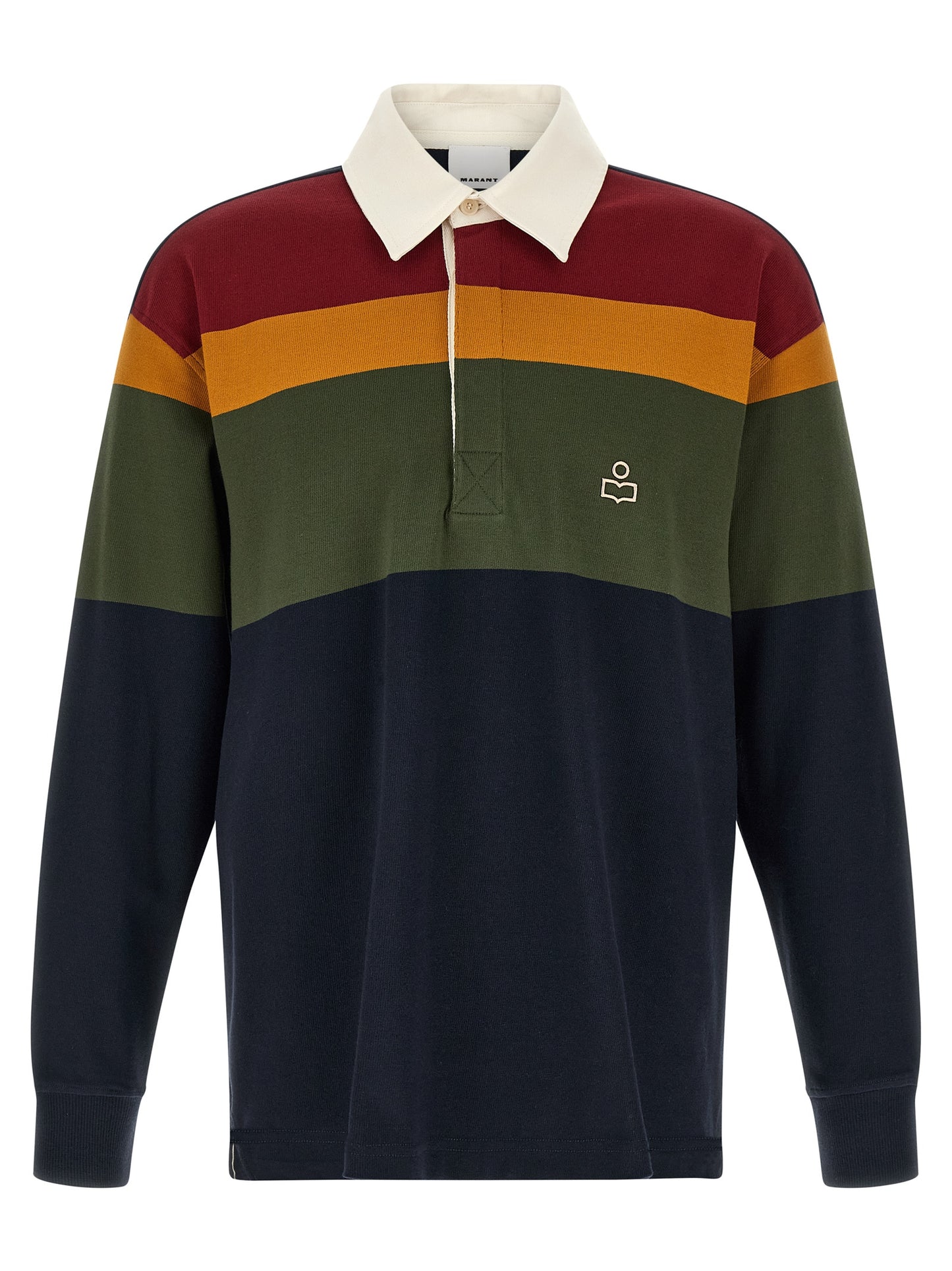 Blue Cotton Polo Shirt