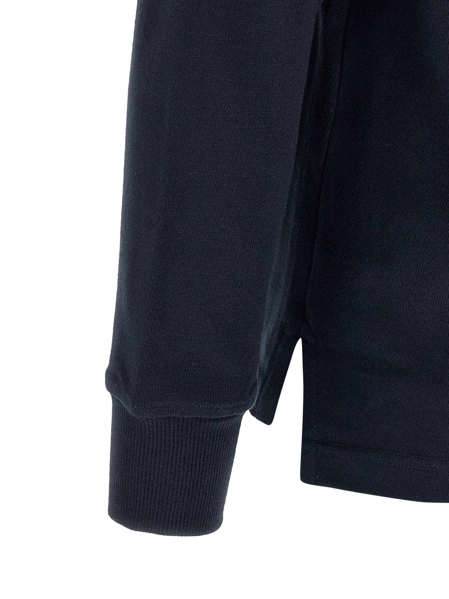 Blue Cotton Polo Shirt