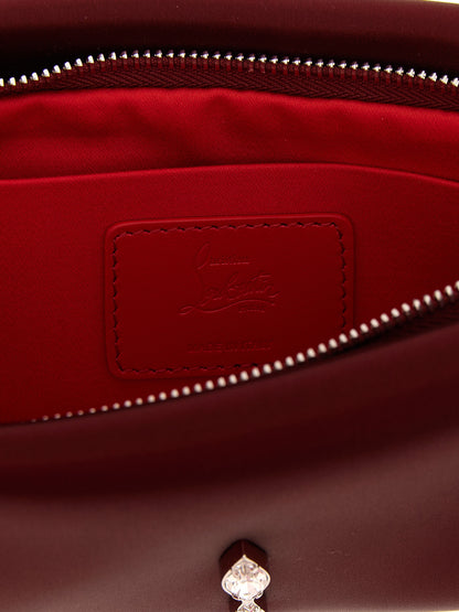 Bordeaux Elastane Clutch Bag