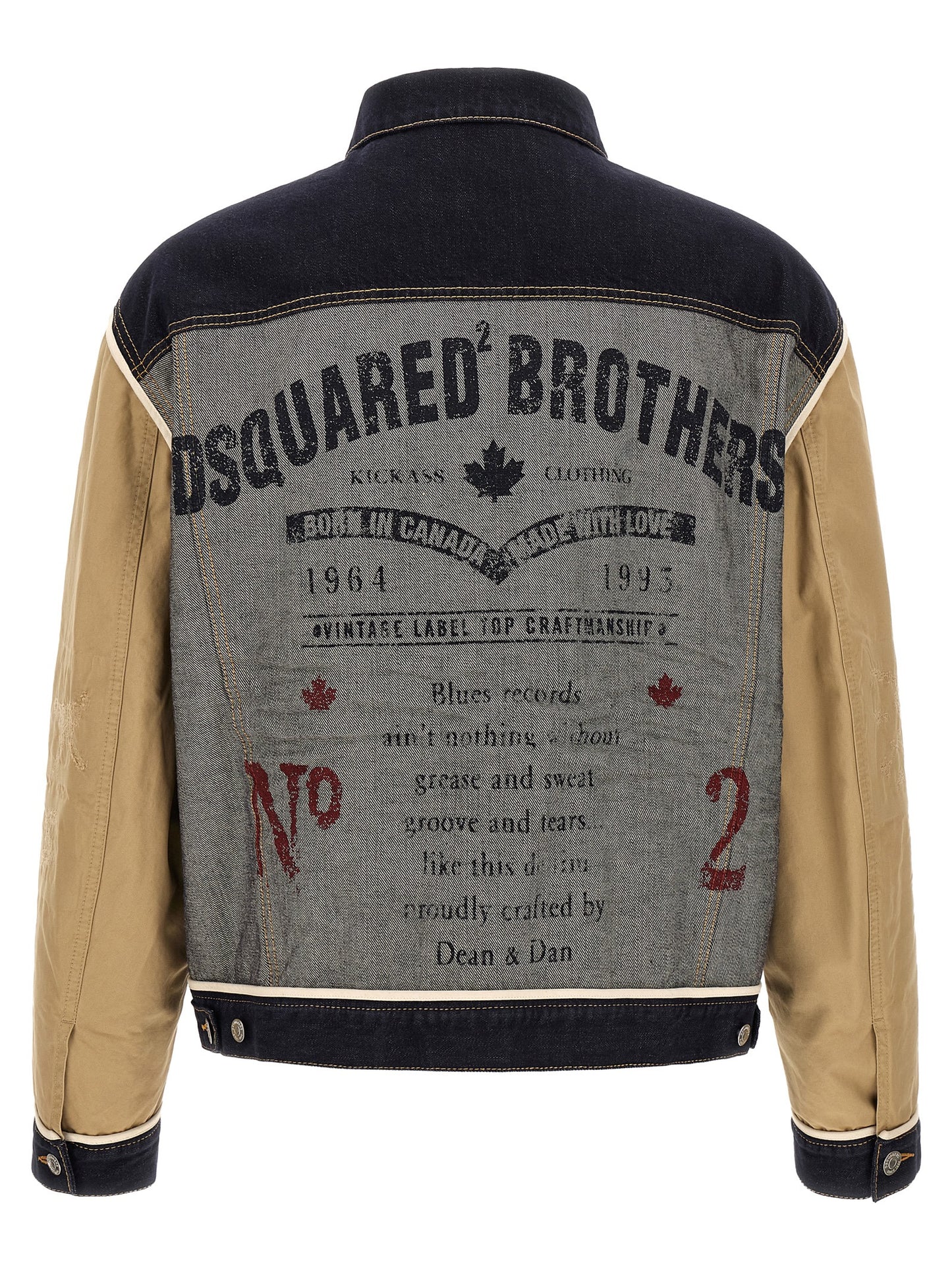 Beige Cotton Denim Jacket