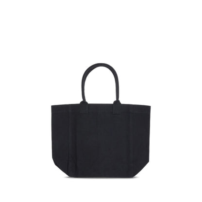 Black Cotton Shoulder Bag