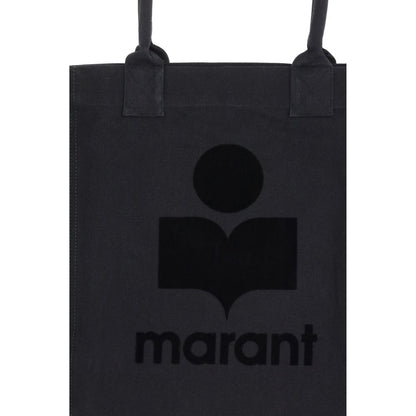 Black Cotton Shoulder Bag