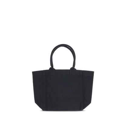 Black Cotton Shoulder Bag